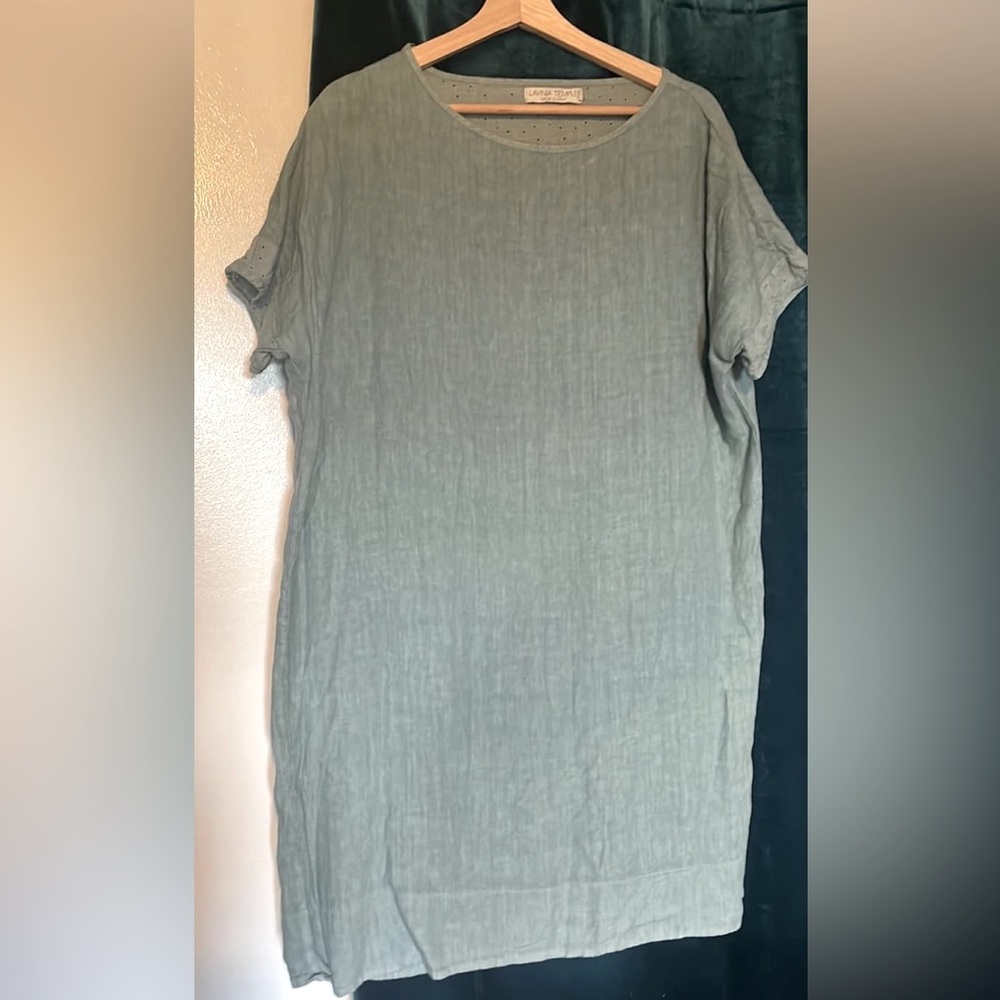 Lavinia Temple green tunic dress